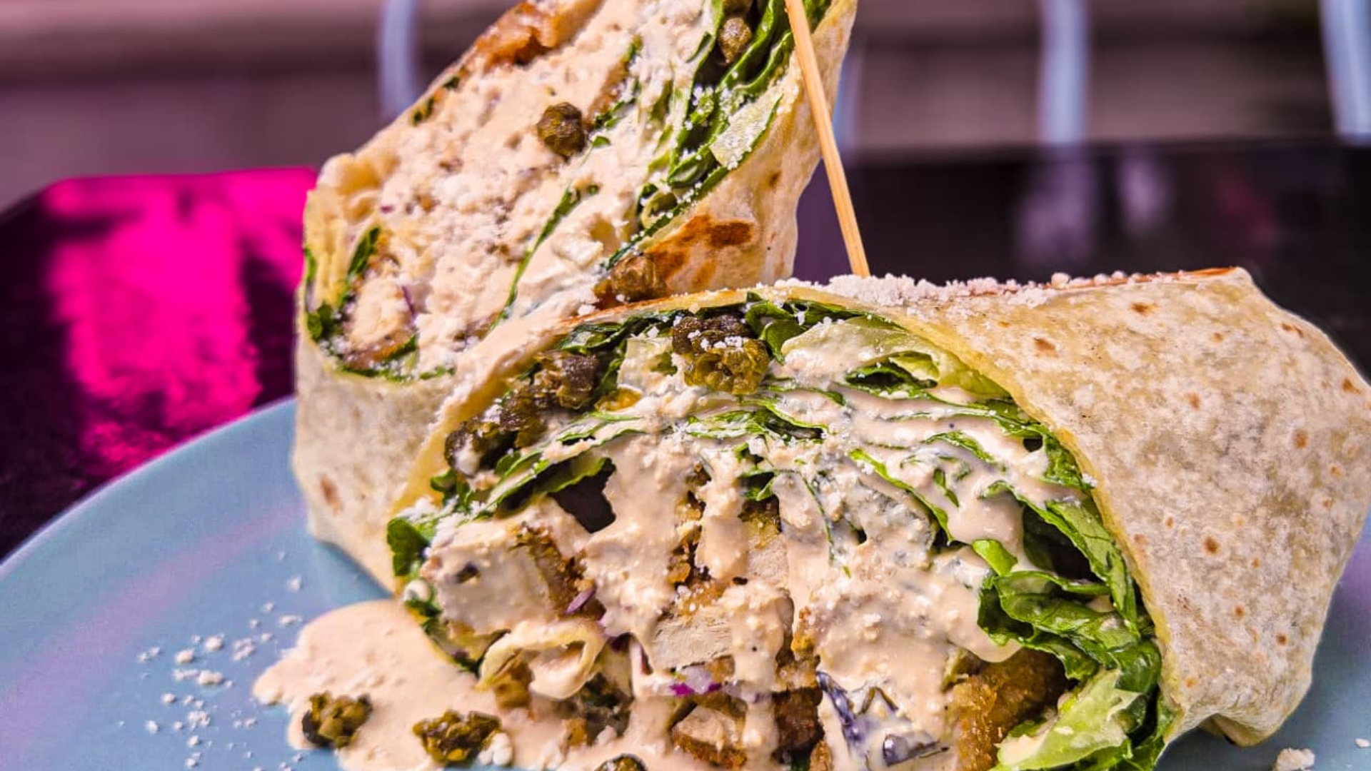 Chicken Caesar Wrap.