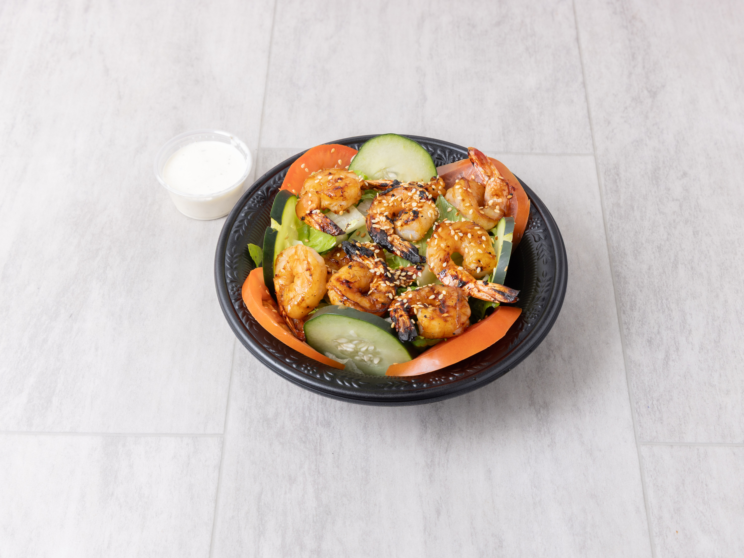 Grilled Shrimp Salad.