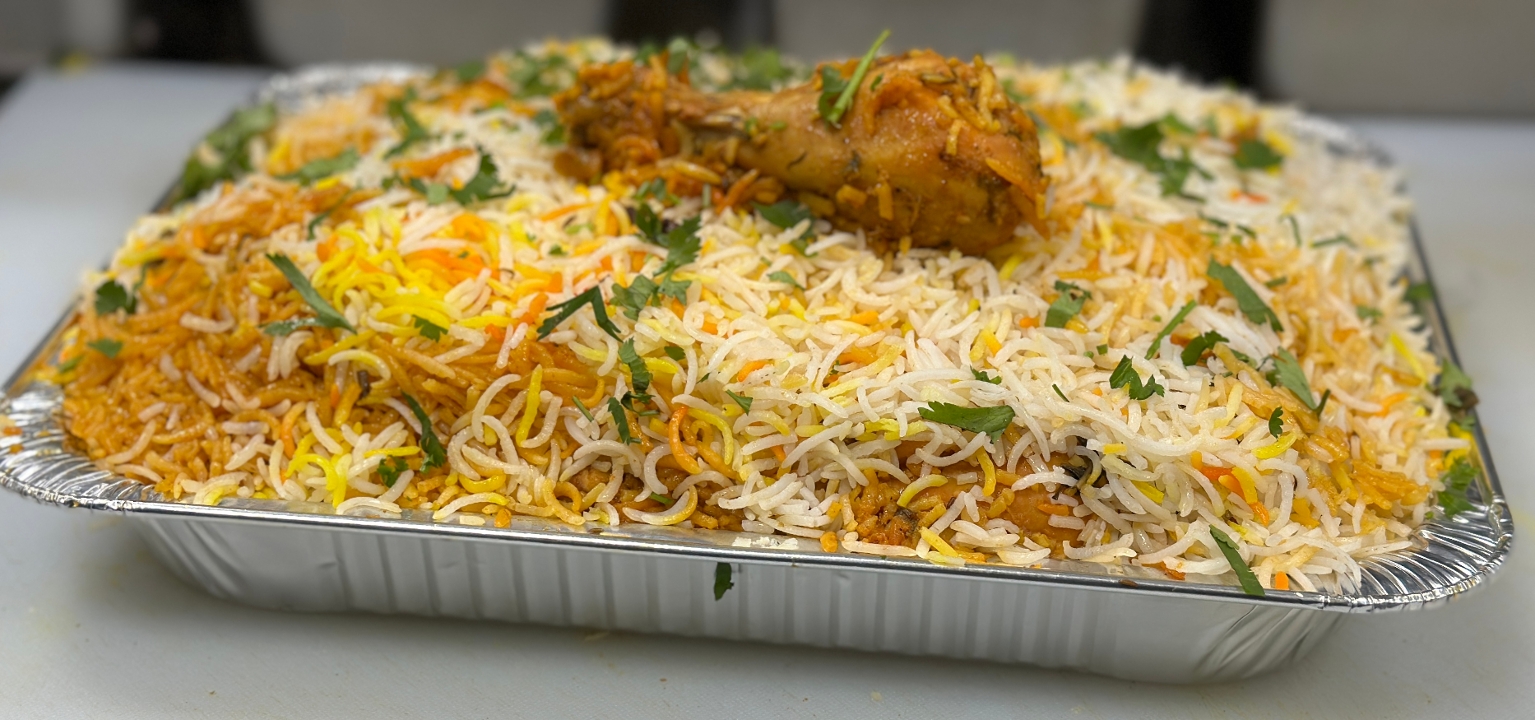 Family Pack Chicken Dum Biryani.