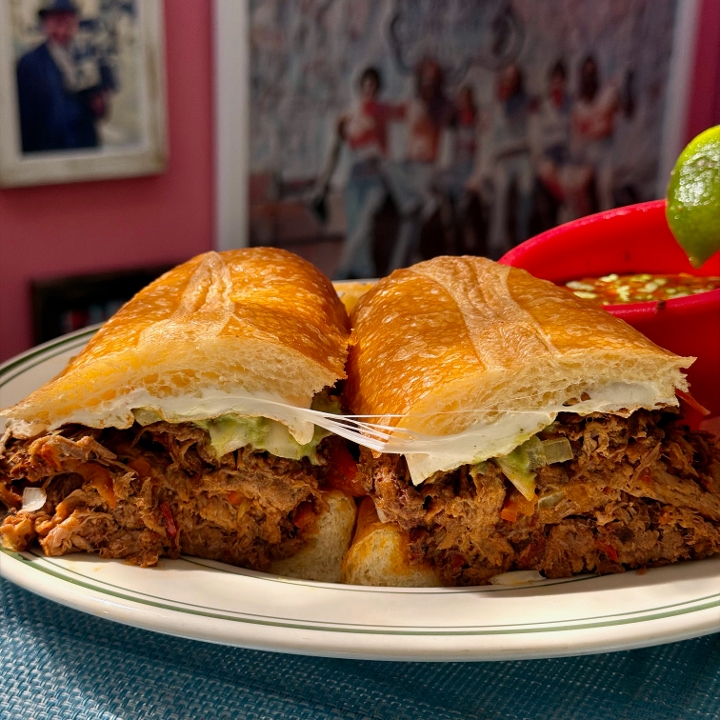 Birria Cheesesteak Sangwich.