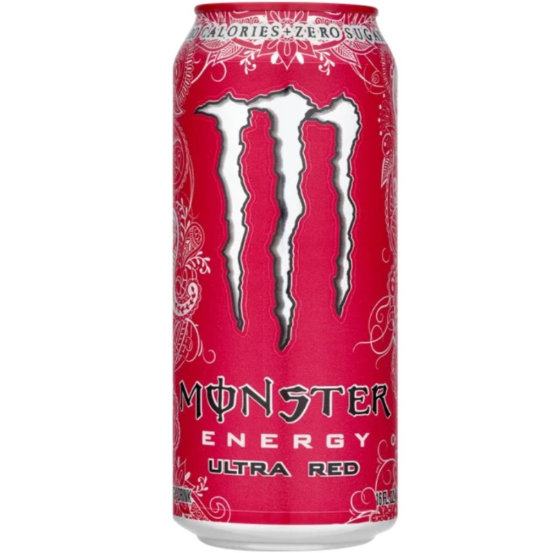 Red Monster Zero 16oz.
