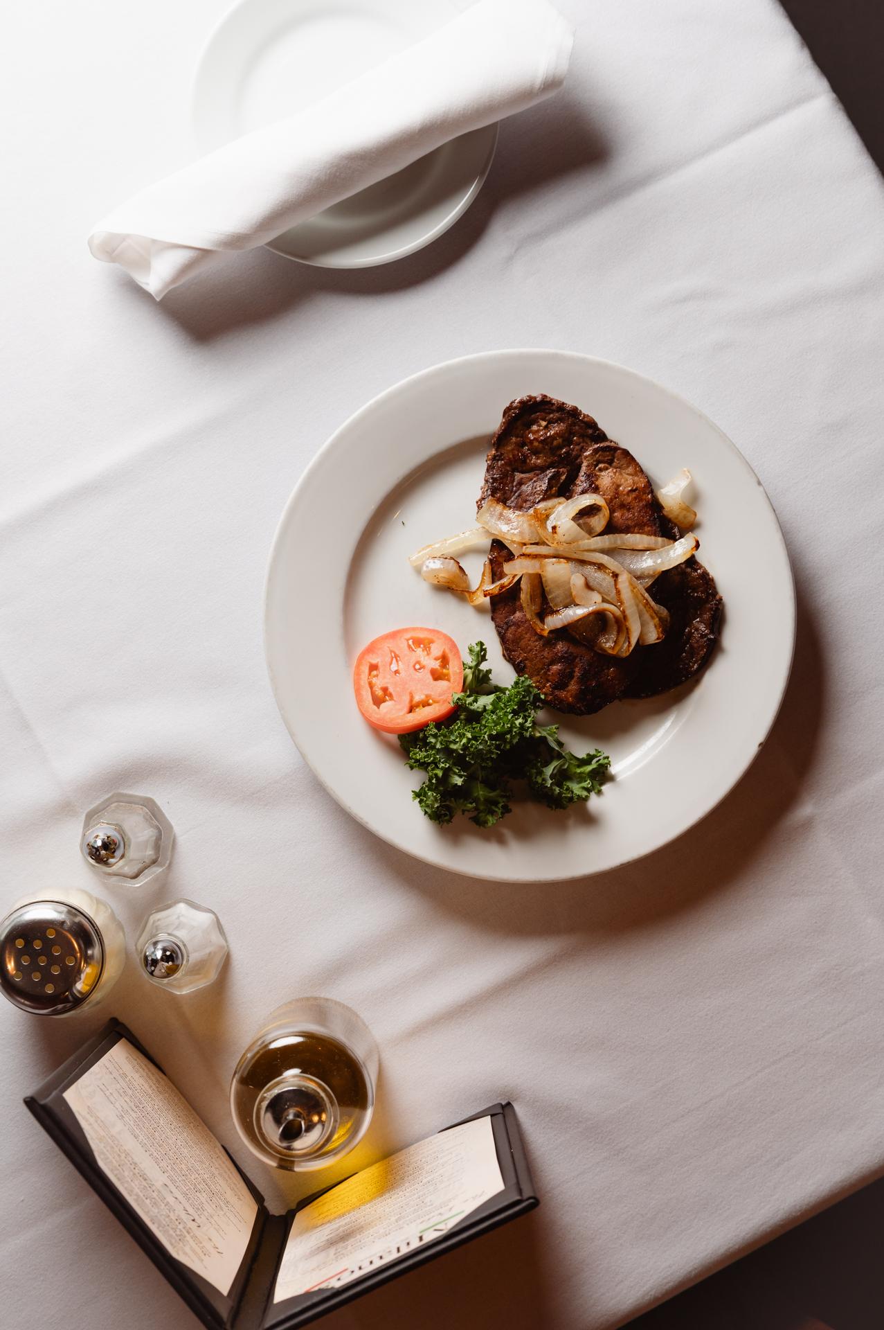 (L) Liver & Onions.