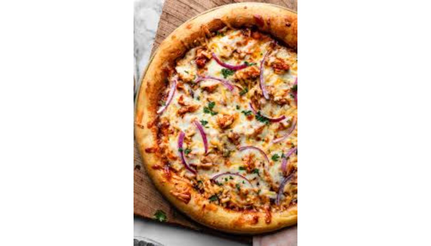 BBQ Chicken Pizza.