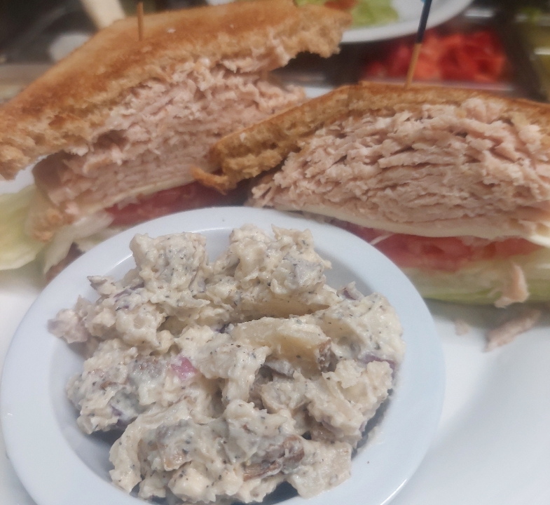 Fresh Roasted Turkey Sandwich.