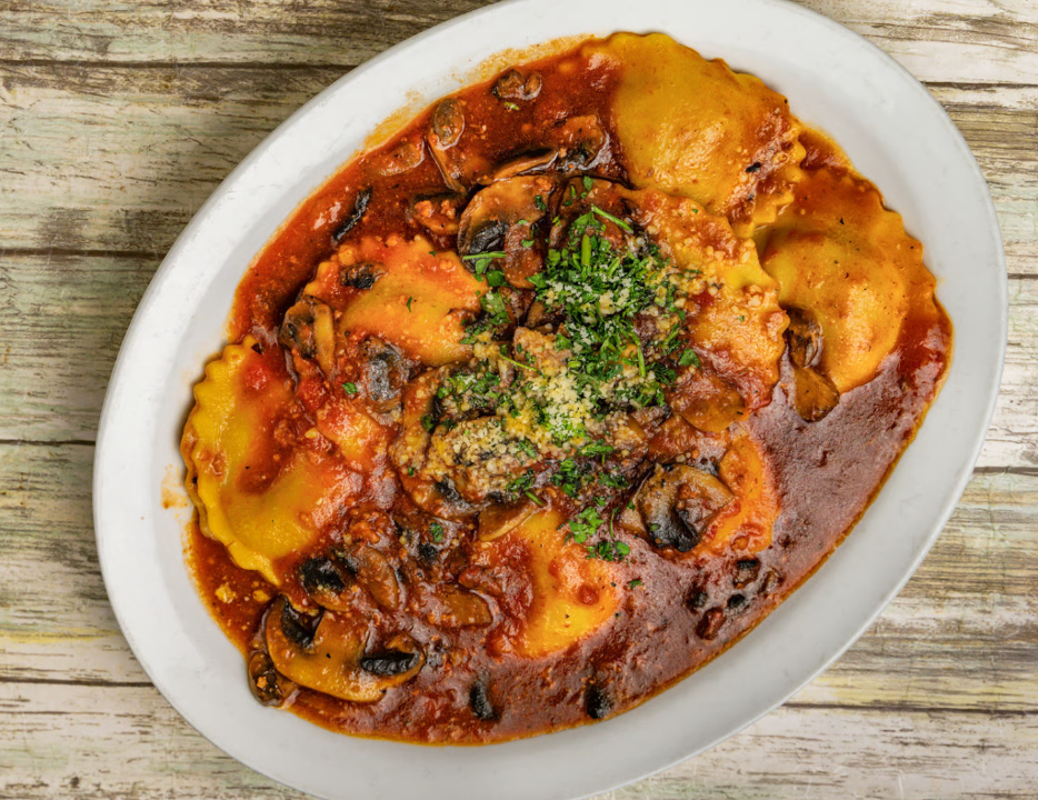 Braised Beef Ravioli.