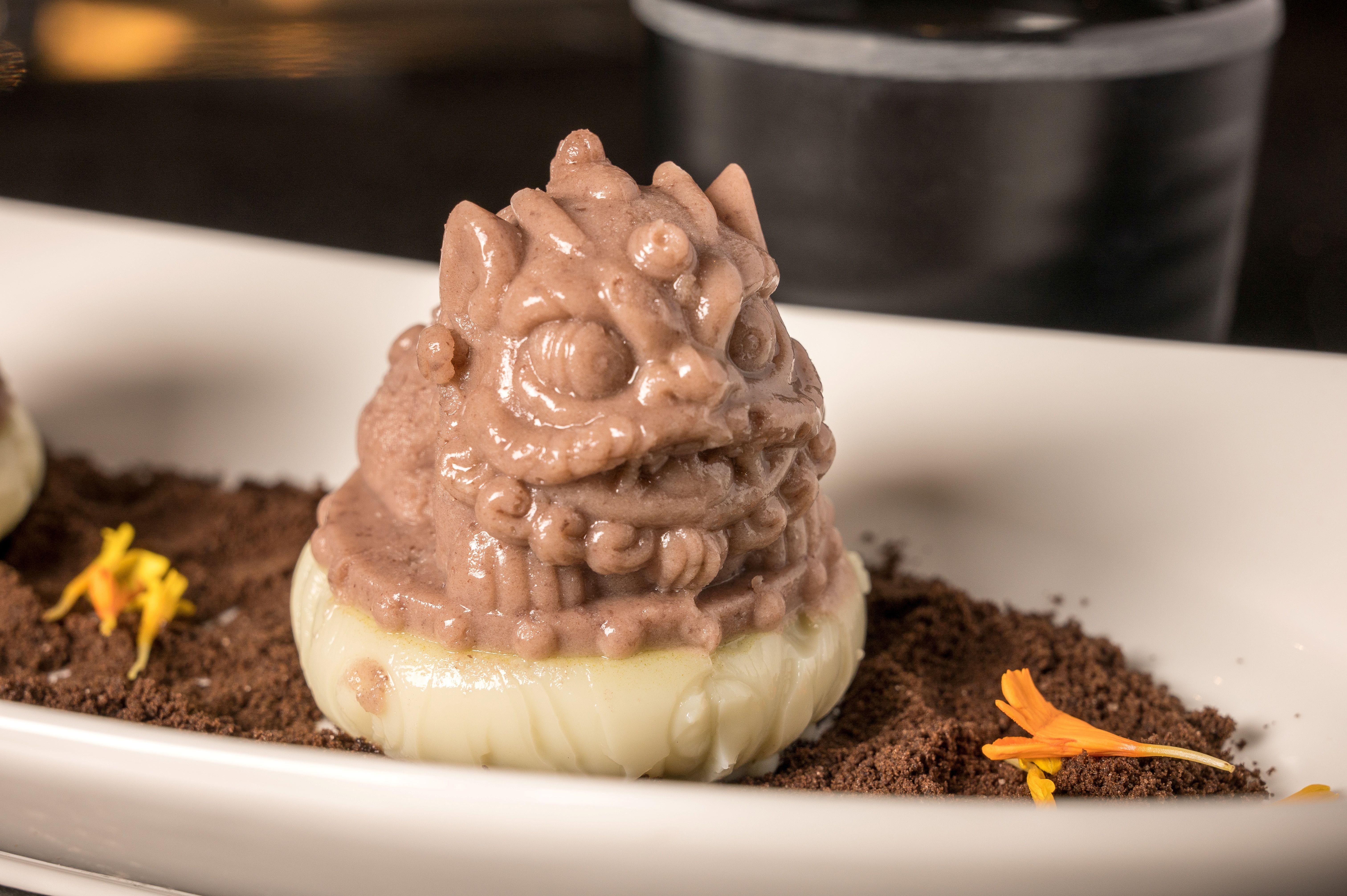 Dancing Lion Panna Cotta.