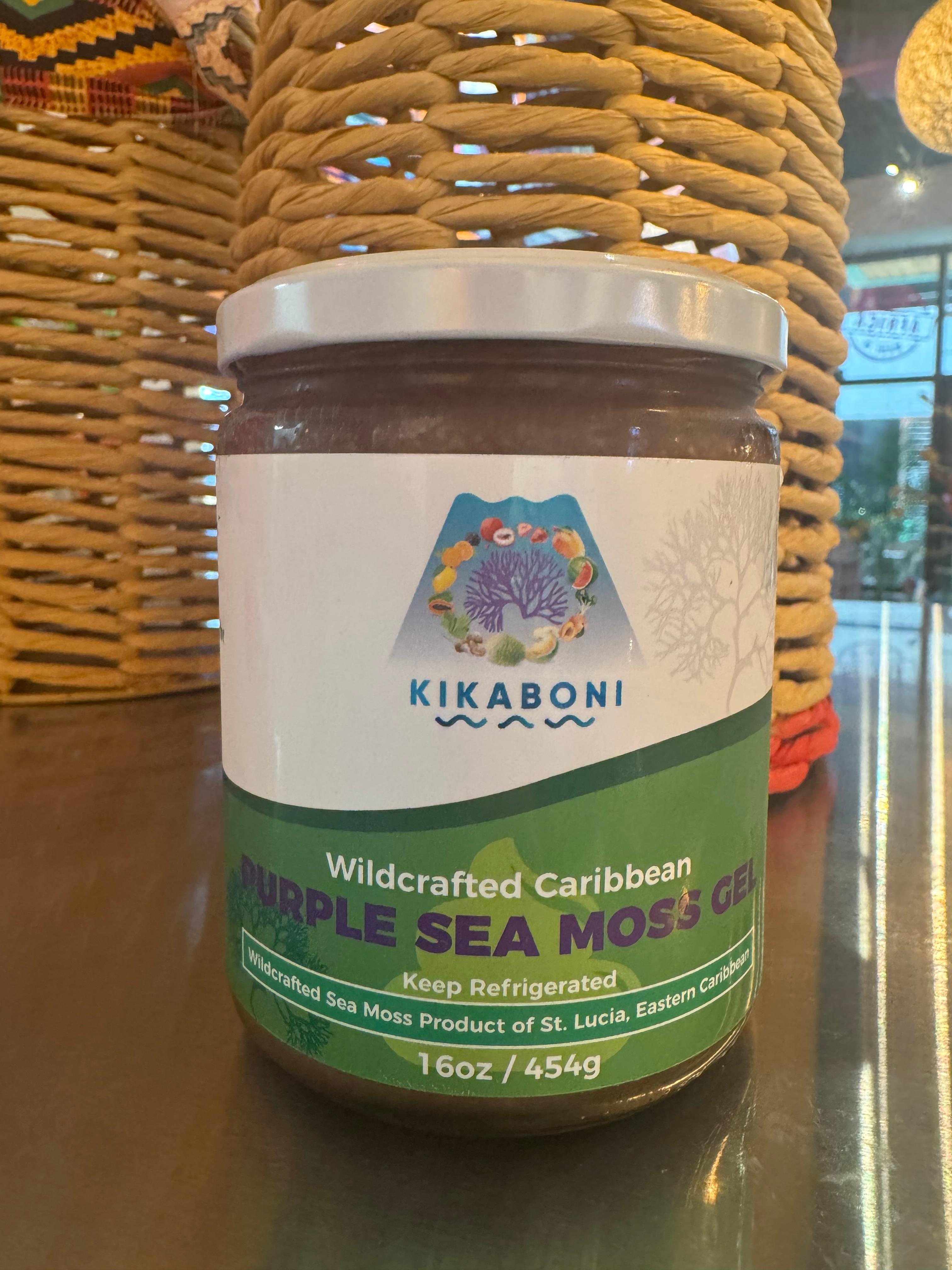 Kikaboni Sea Moss Gel Purple.