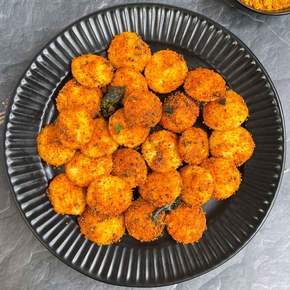 Ghee Podi Idly.