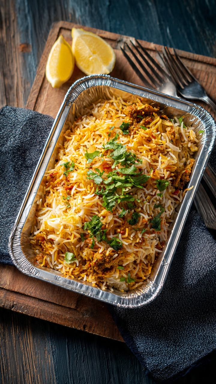 Party Tray - Aura Kheema Biryani.