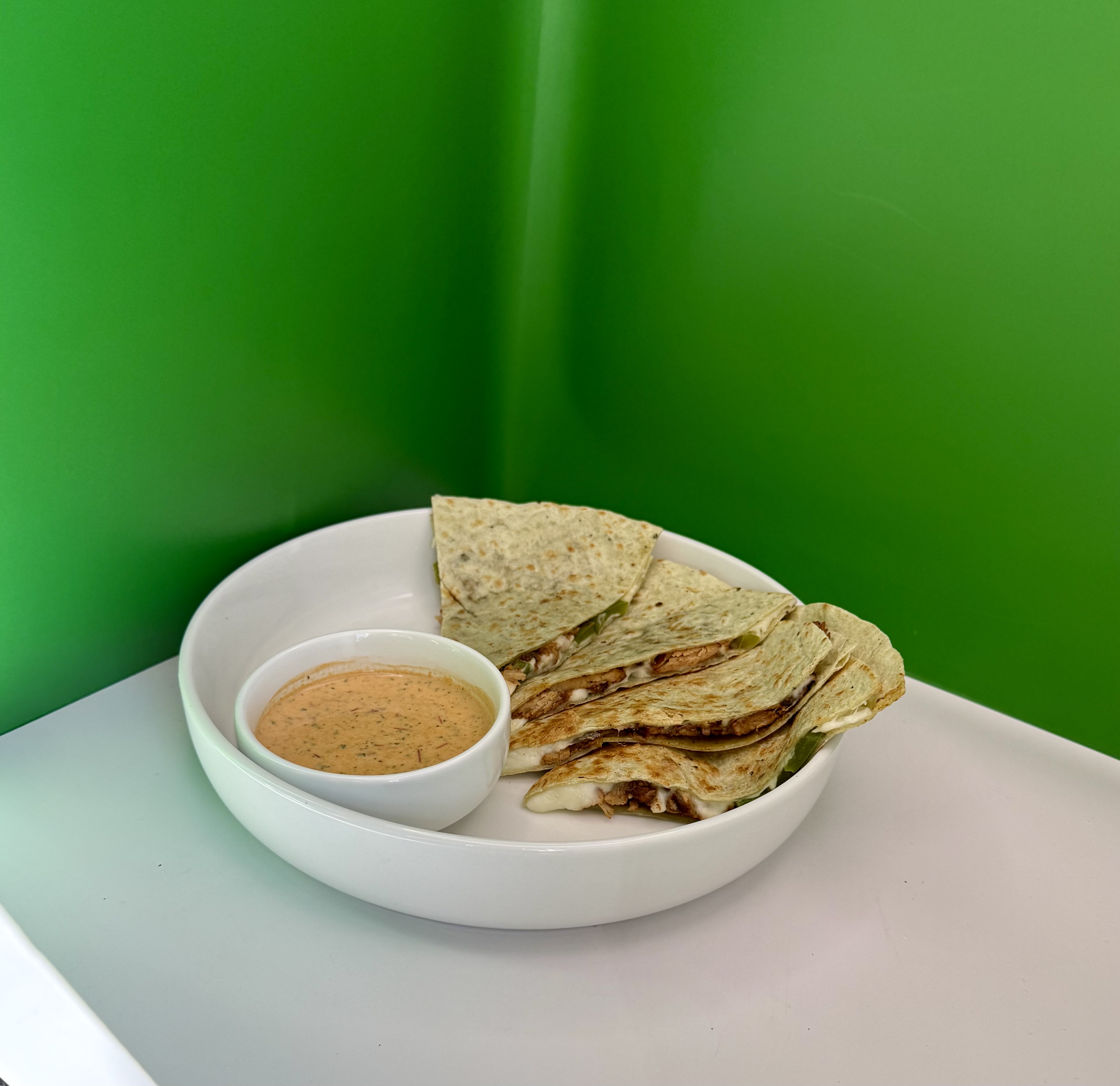 Chicken Quesadilla.