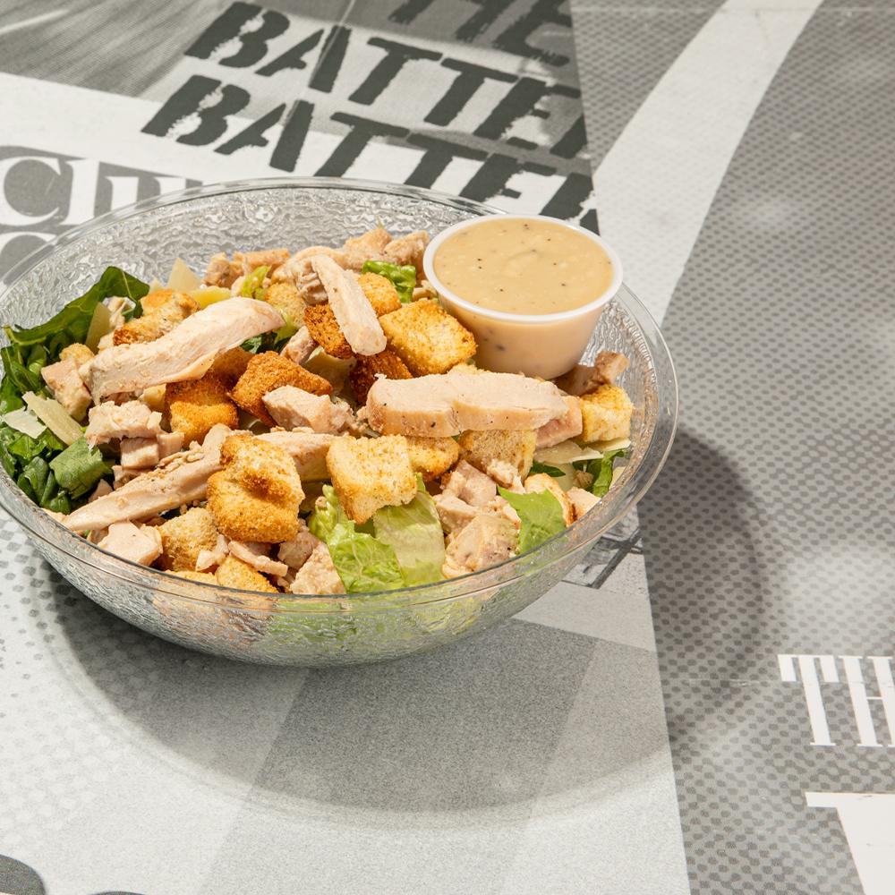 Chicken Caesar Salad.