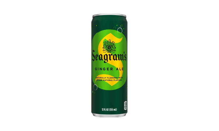 Seagram's Ginger Ale, 12oz Can.