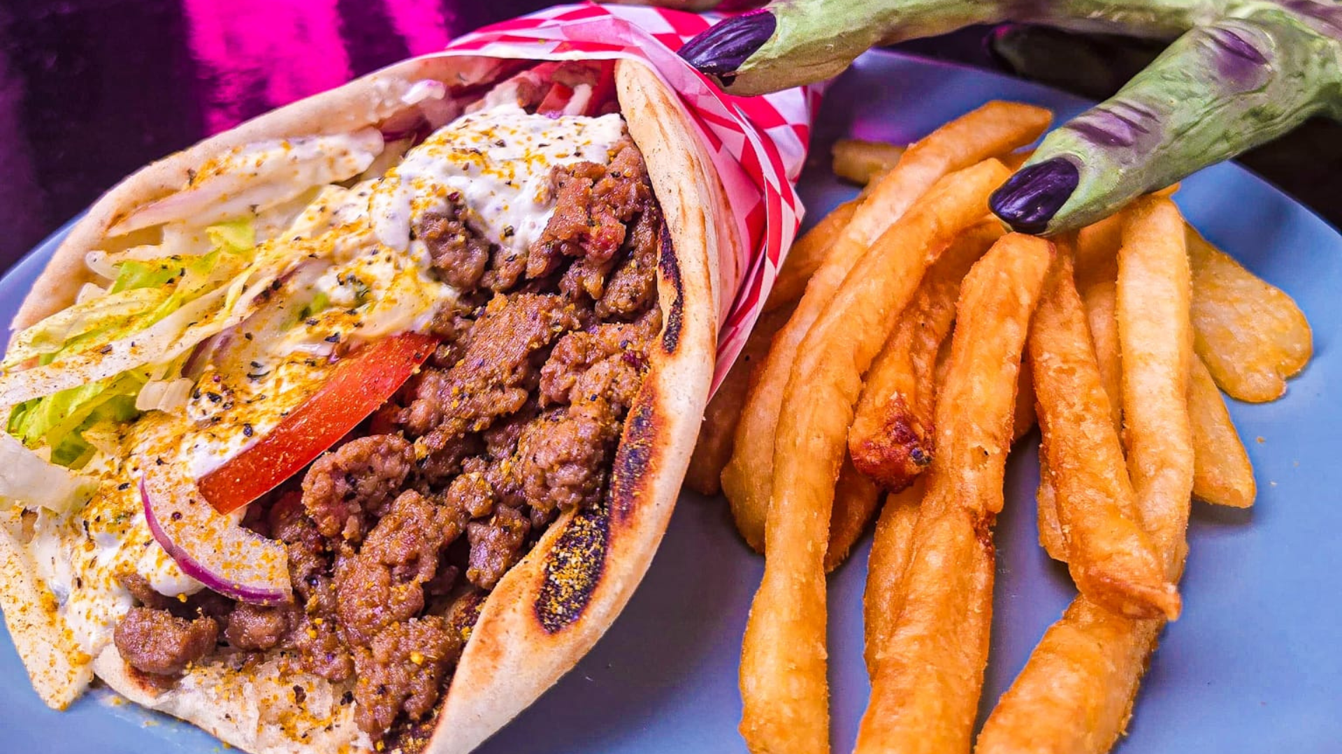 The GYRO (Served w/ fries).
