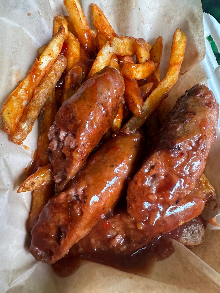 VEGAN HOT LINKS.