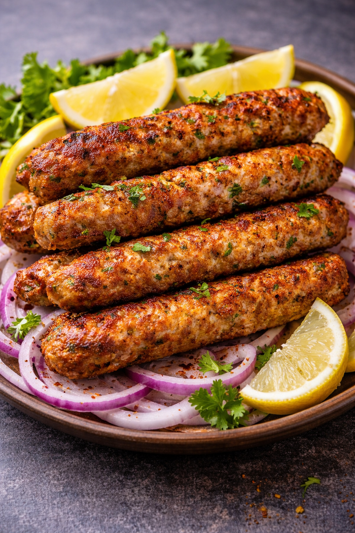Chicken Seekh Kabab.