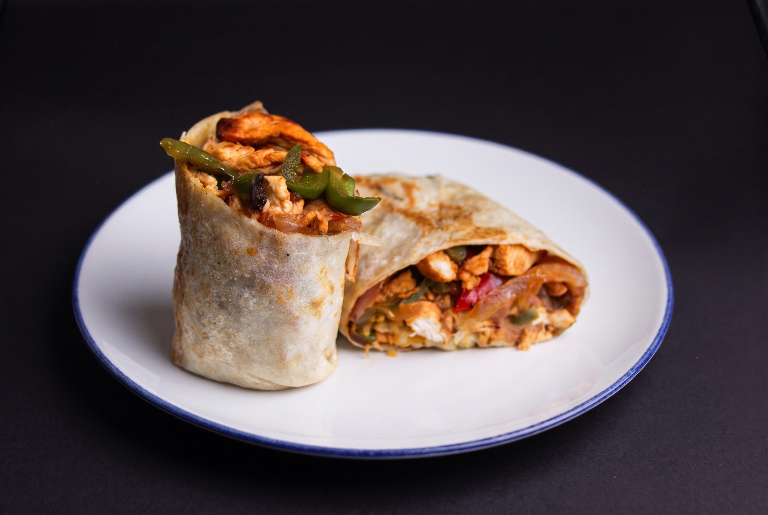 Fajitas Burrito.