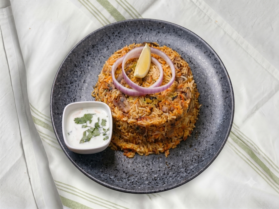 Goat Biryani.