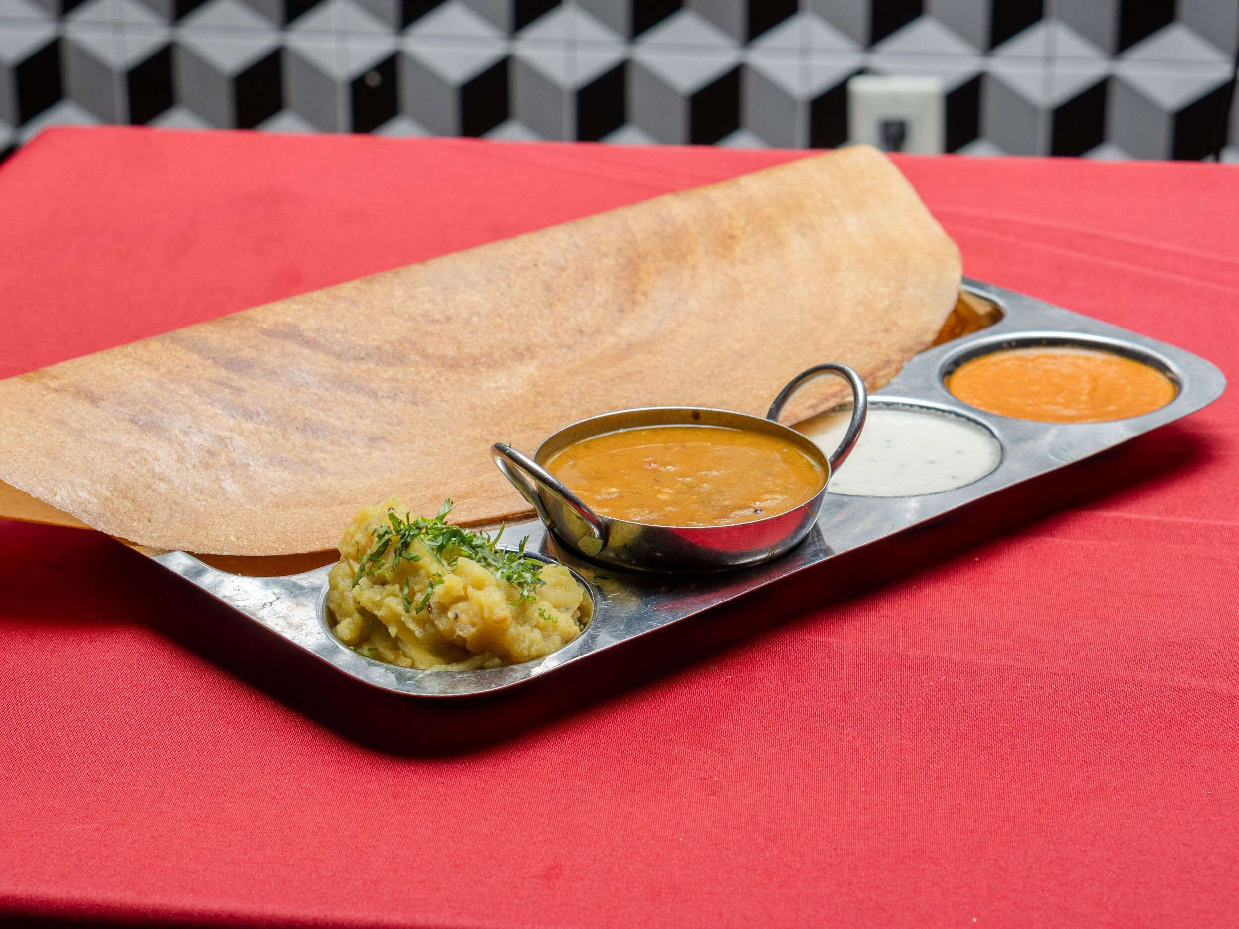*Ghee Masala Dosa.