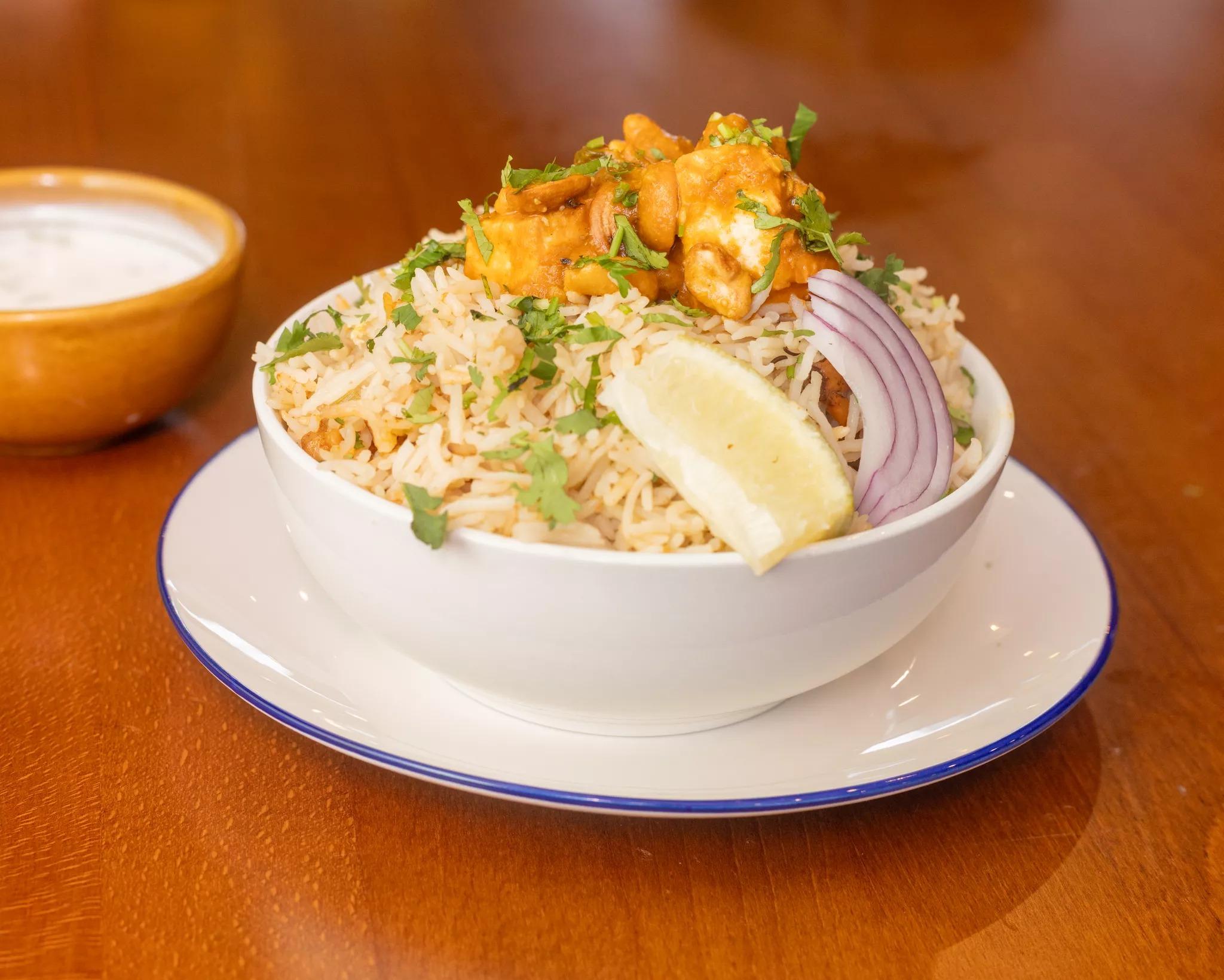 Cashew Paneer Pulav.