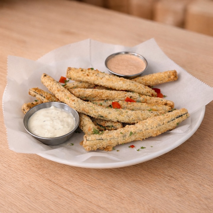 Fried Zucchini Sticks.