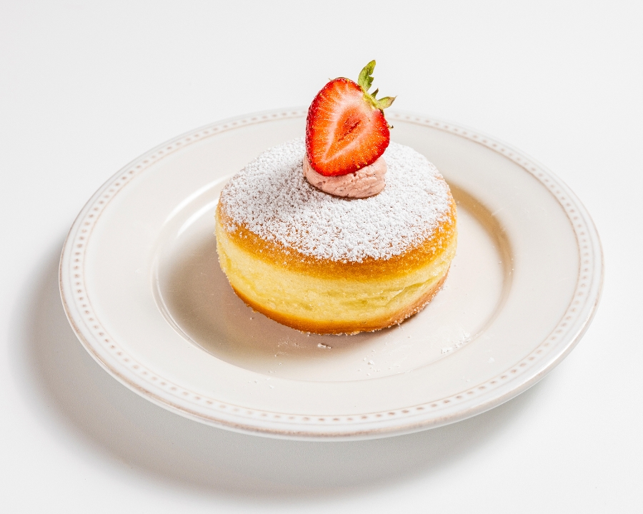 Strawberry Bomboloni.