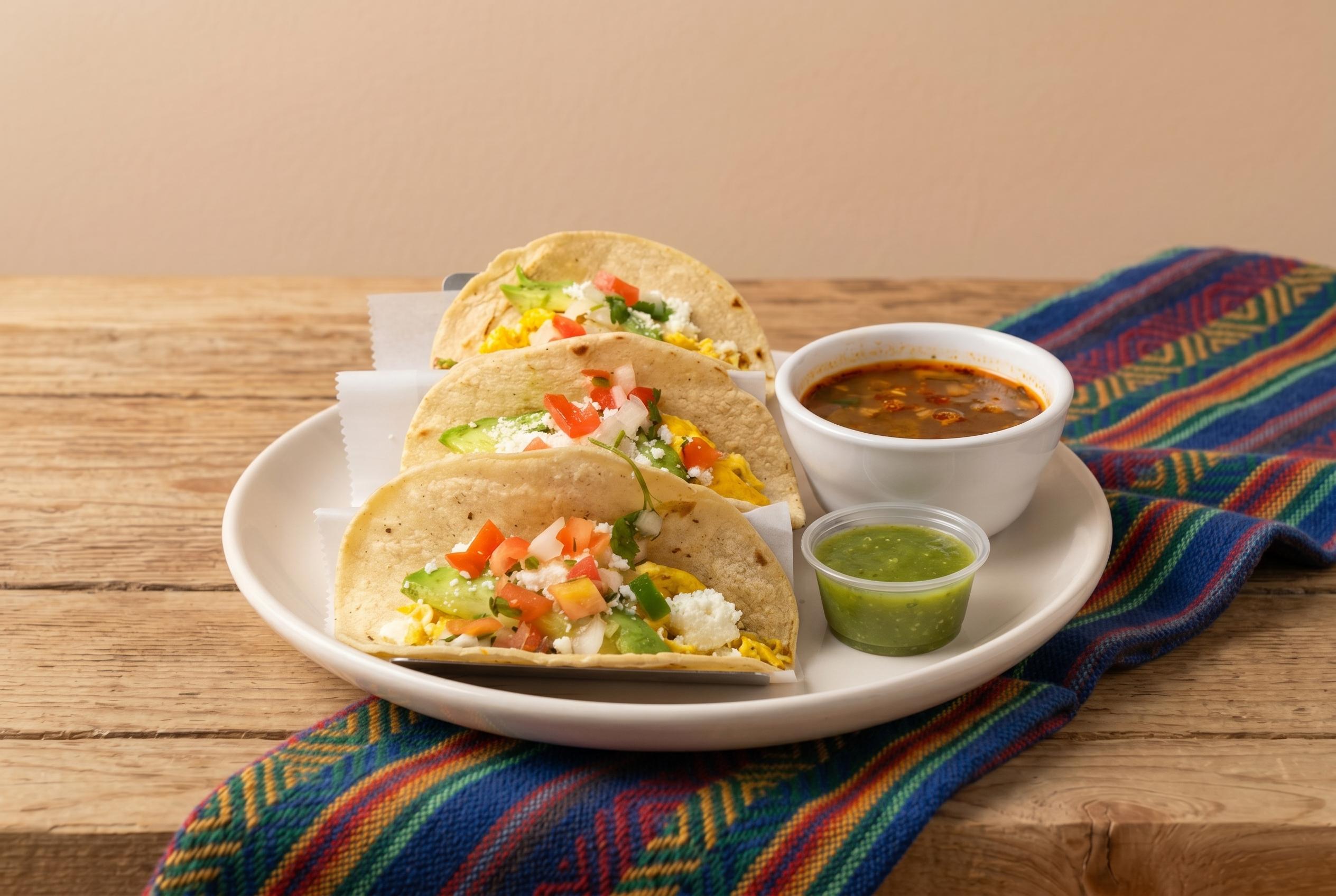 Breakfast Taco Platter.