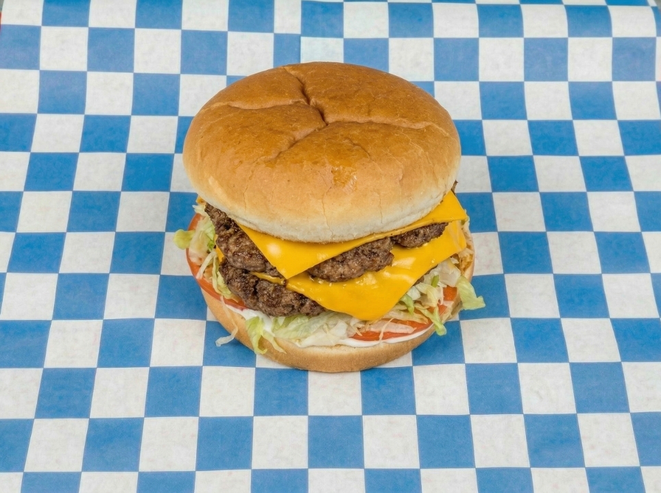 DOUBLE CHEESEBURGER.