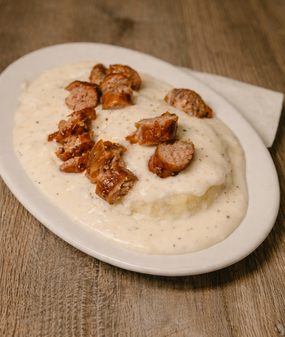 Biscuits and Gravy Half.