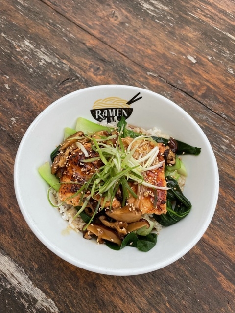 Salmon Teriyaki.
