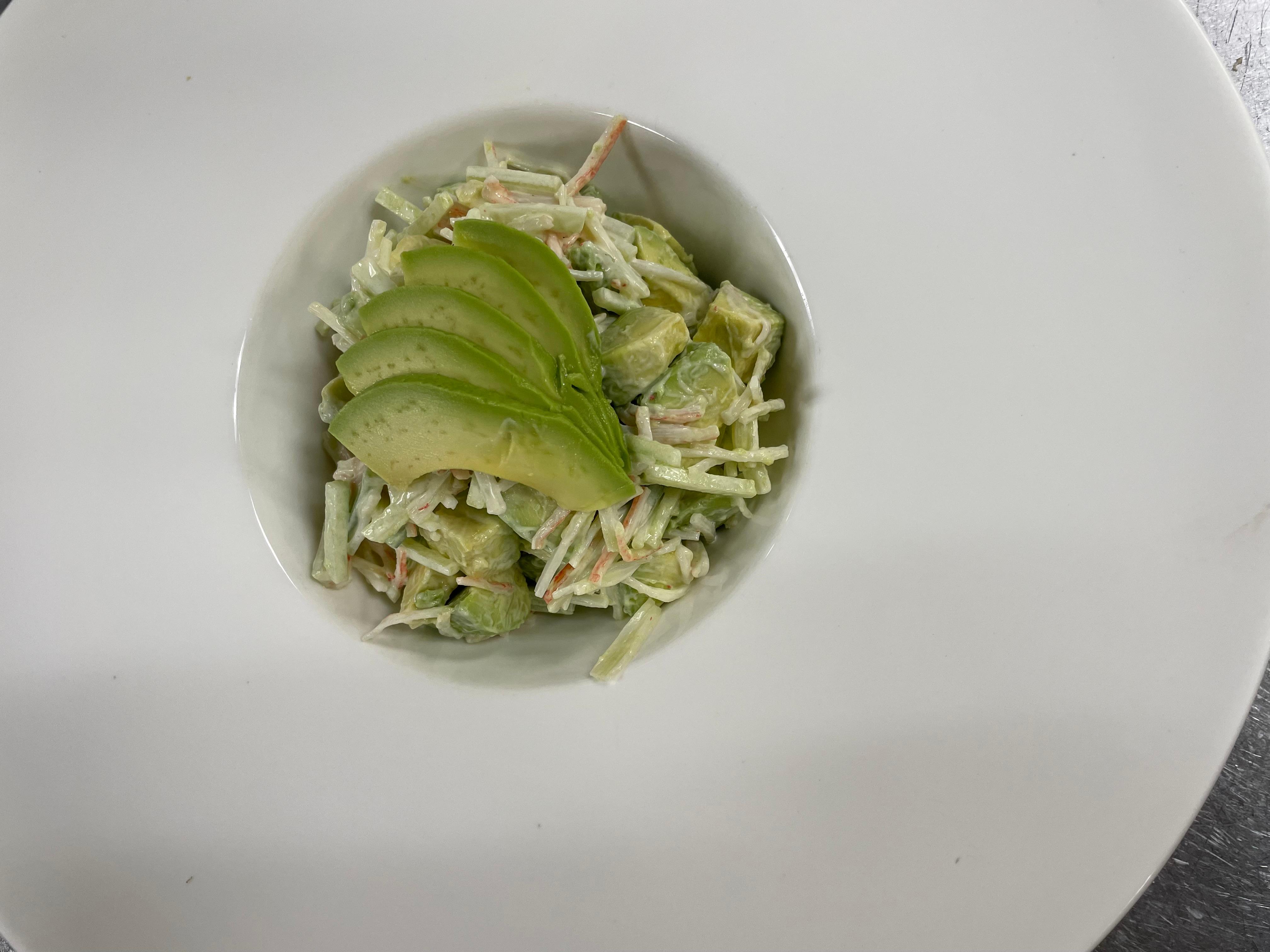 Avocado & Crab Stick Salad.