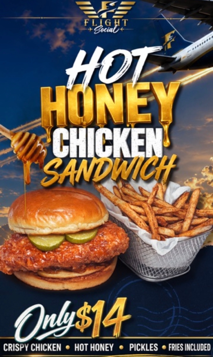 Memphis Hot Honey Chicken Sandwich.