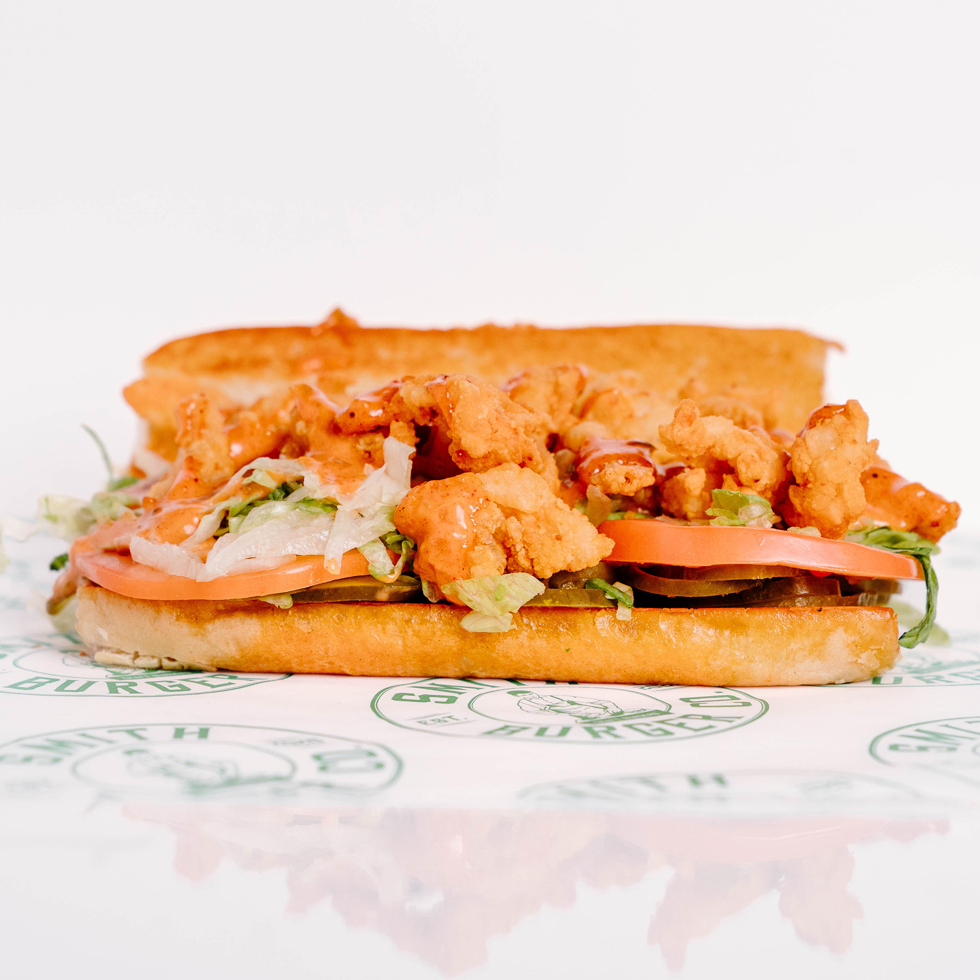 SHRIMP PO BOY.