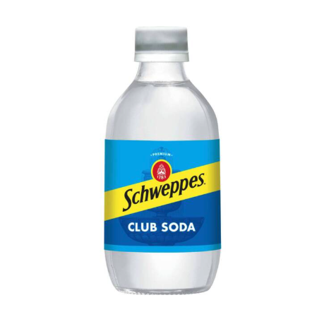 Schweppes Club Soda.