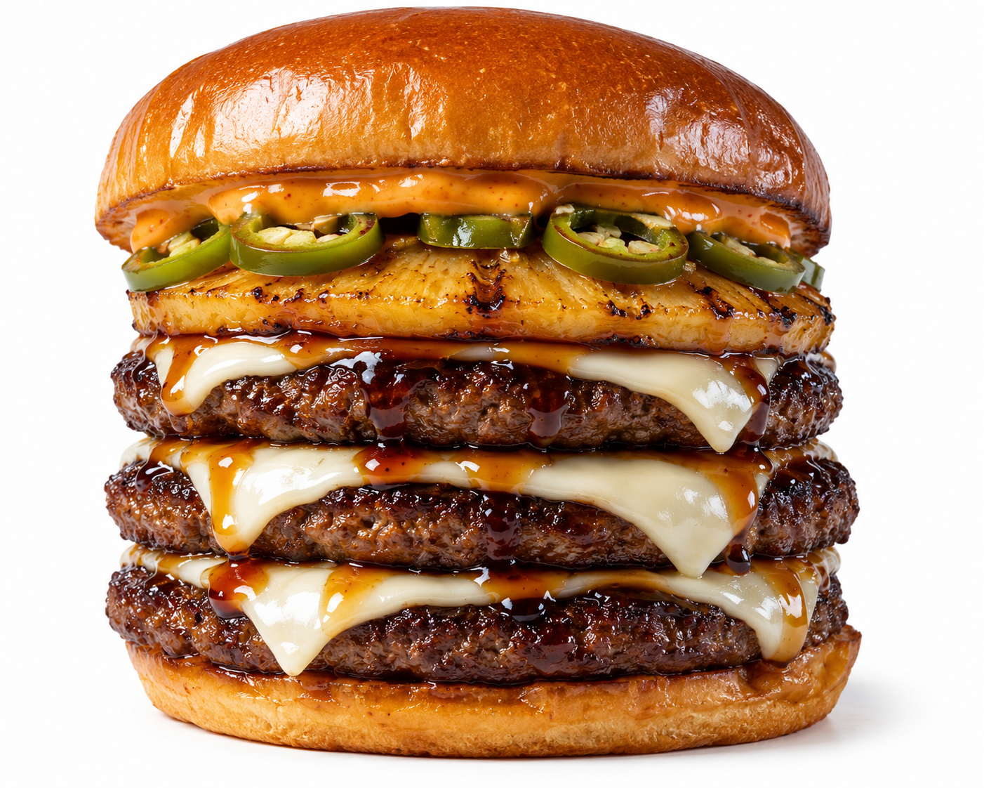 Spicy Aloha Burger.