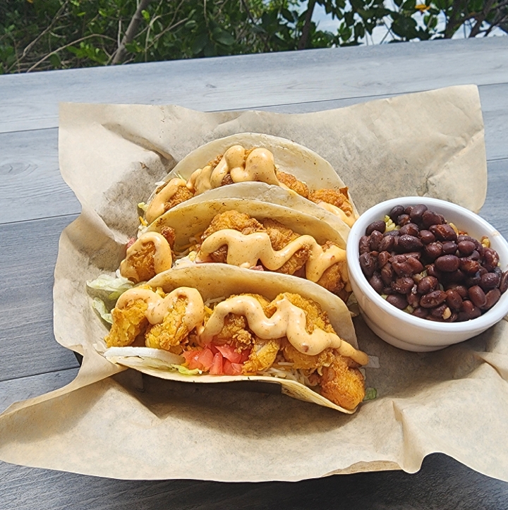 Firecracker Shrimp Tacos  ( 3 ).