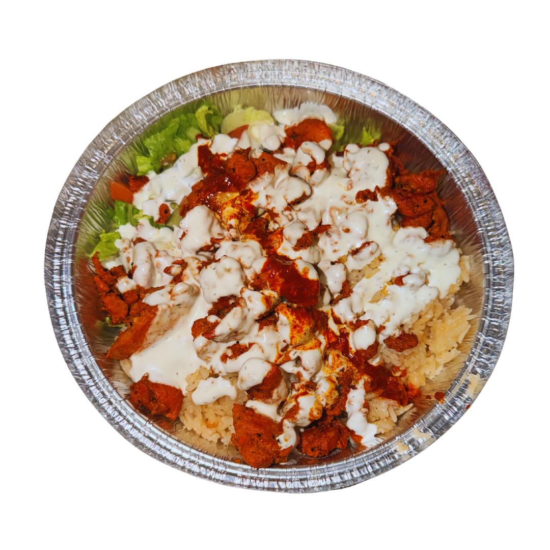 Chicken Over Rice Platter.
