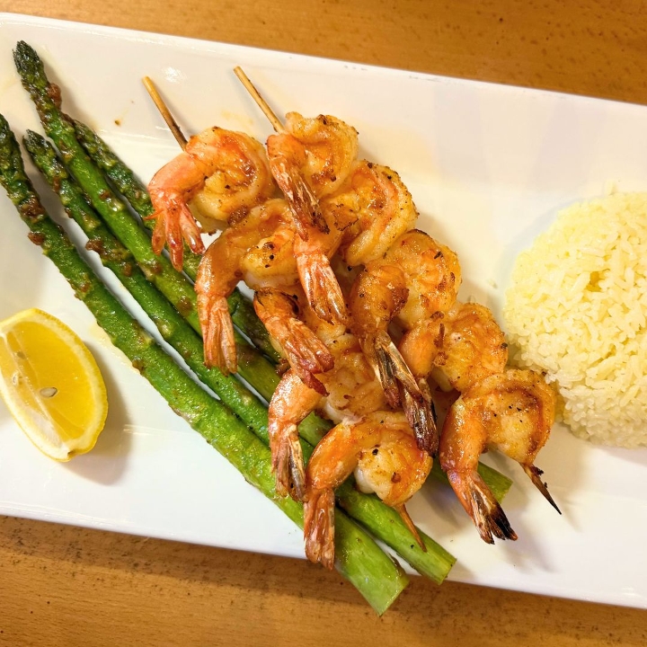 Grilled Shrimp Skewers.