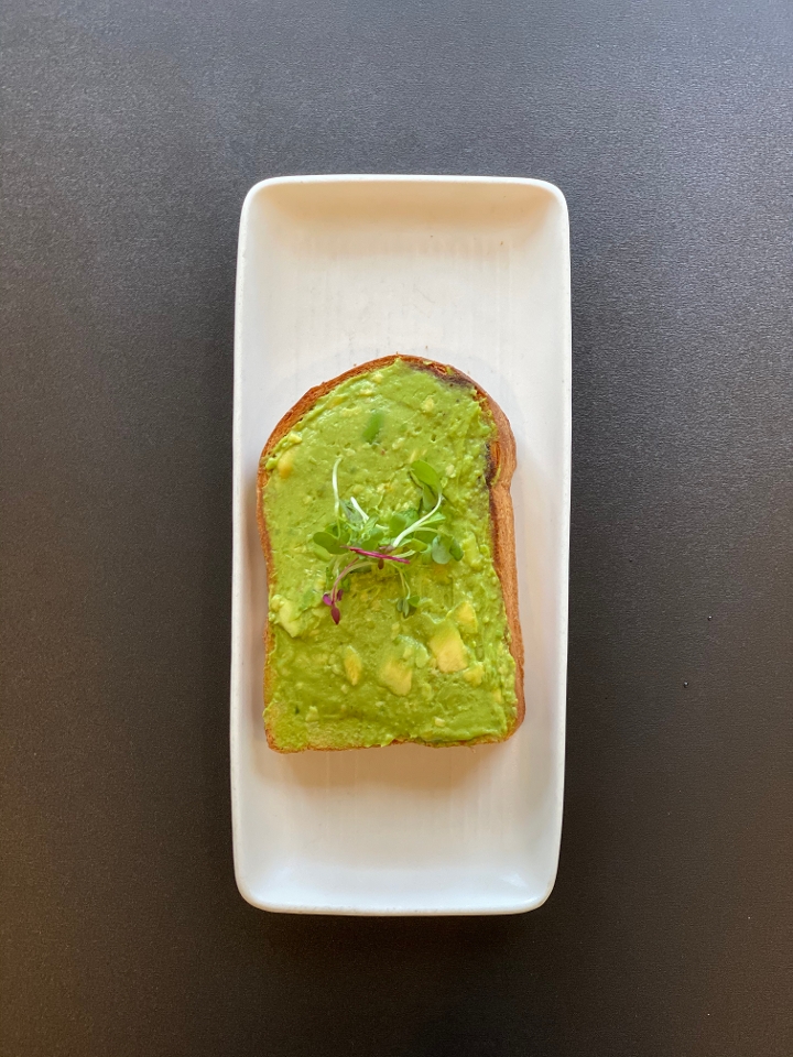 Single Plain Avocado Toast.