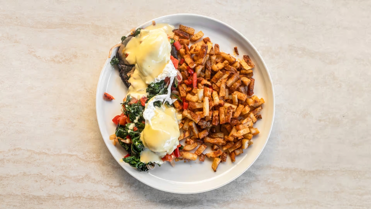 Portobello Benedict.