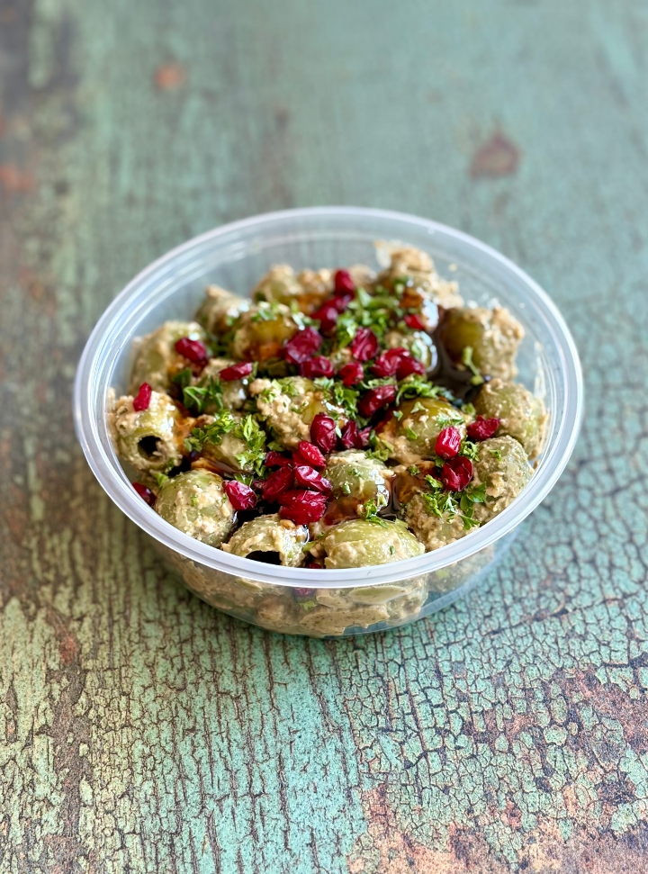 Marinated Olives / Zeitoun Parvardeh (Vegan, GF).