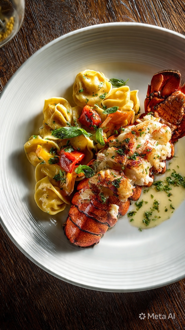 Poached Lobster Tail.