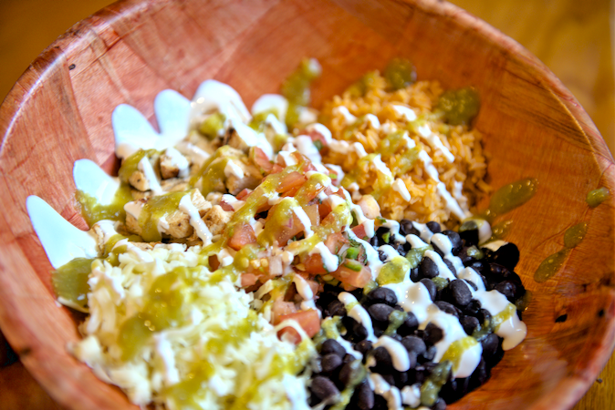 Chicken Fire & Ice Bowl.