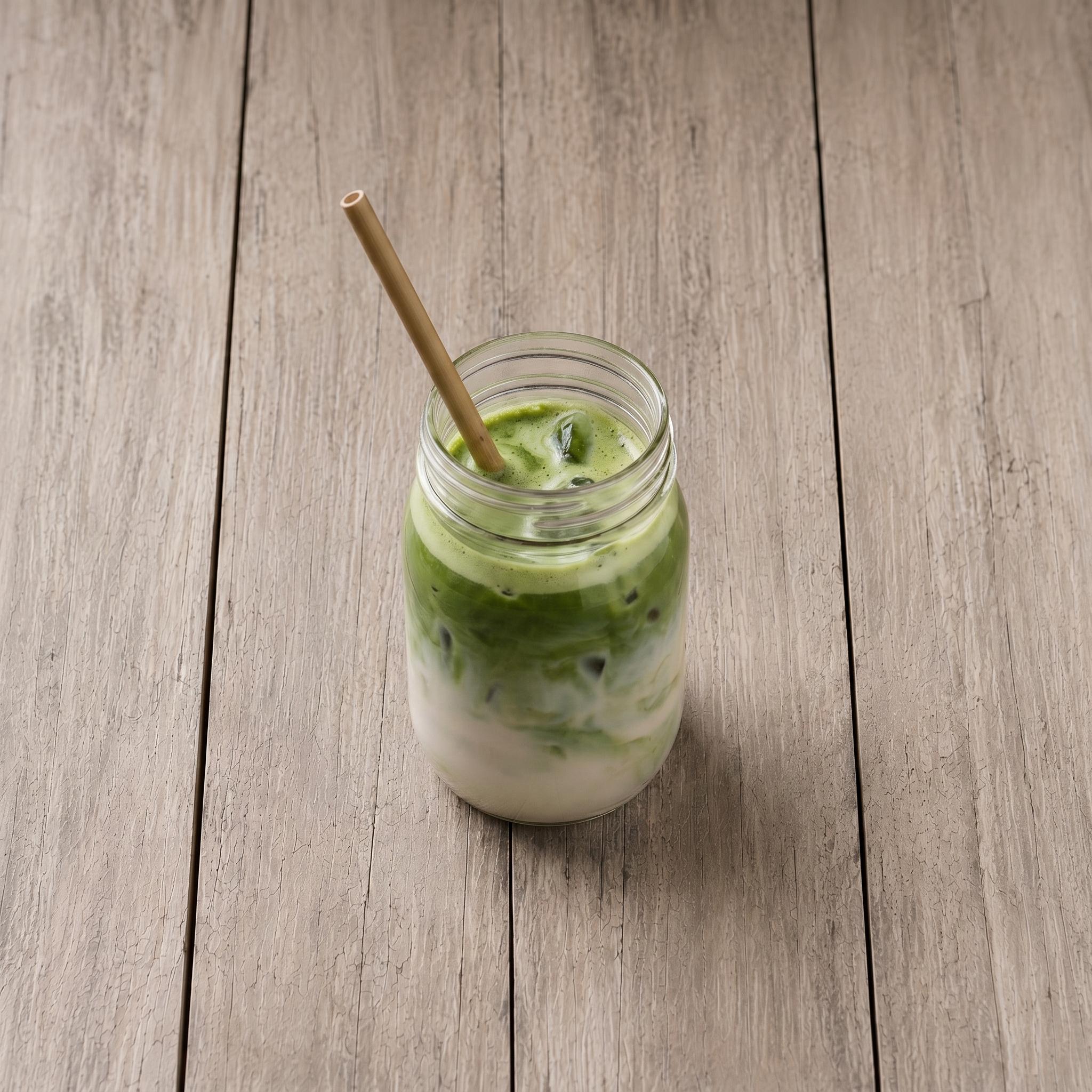 Iced Matcha Latte.