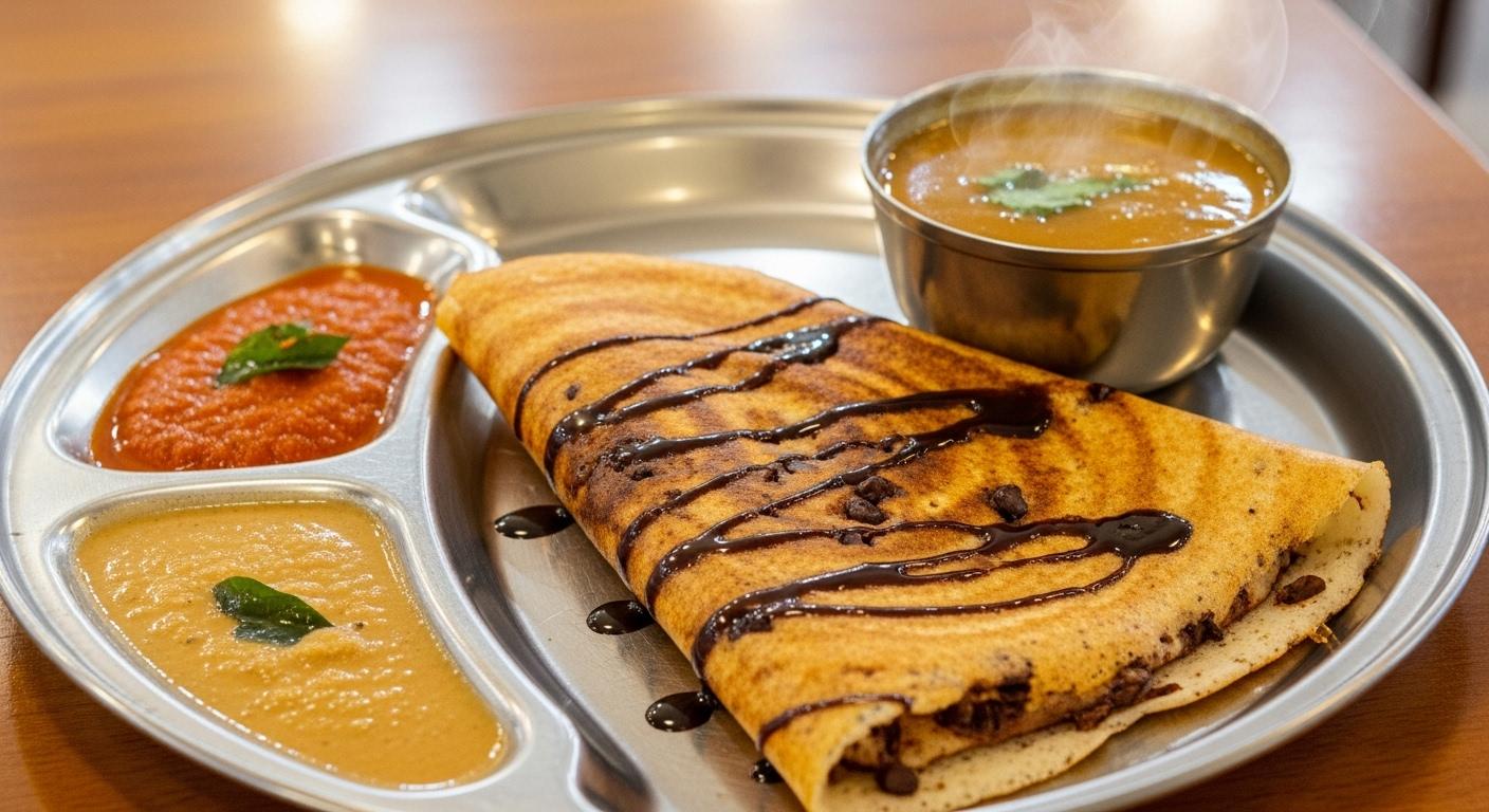 Mini Chocolate Dosa.