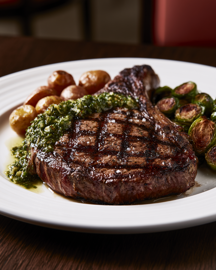 Hand-Cut Ribeye.