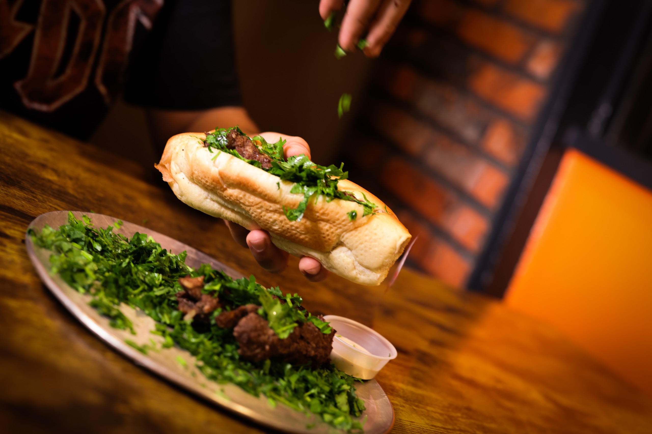 Kofta Sandwich.