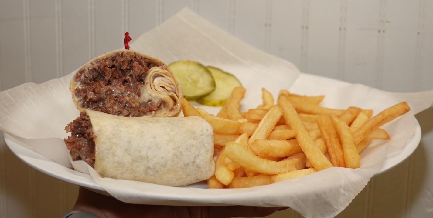 Cheesesteak Wrap.