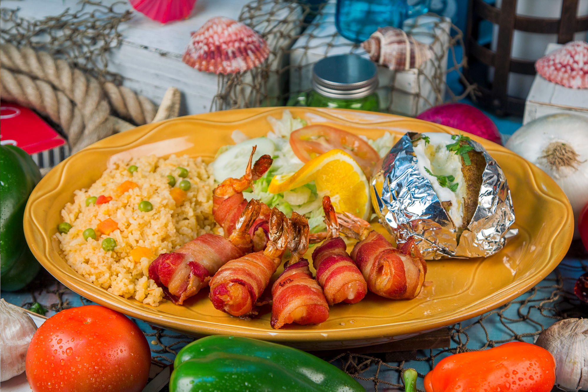 23. Camarones Costa Azul / 23. Costa Azul Shrimps.