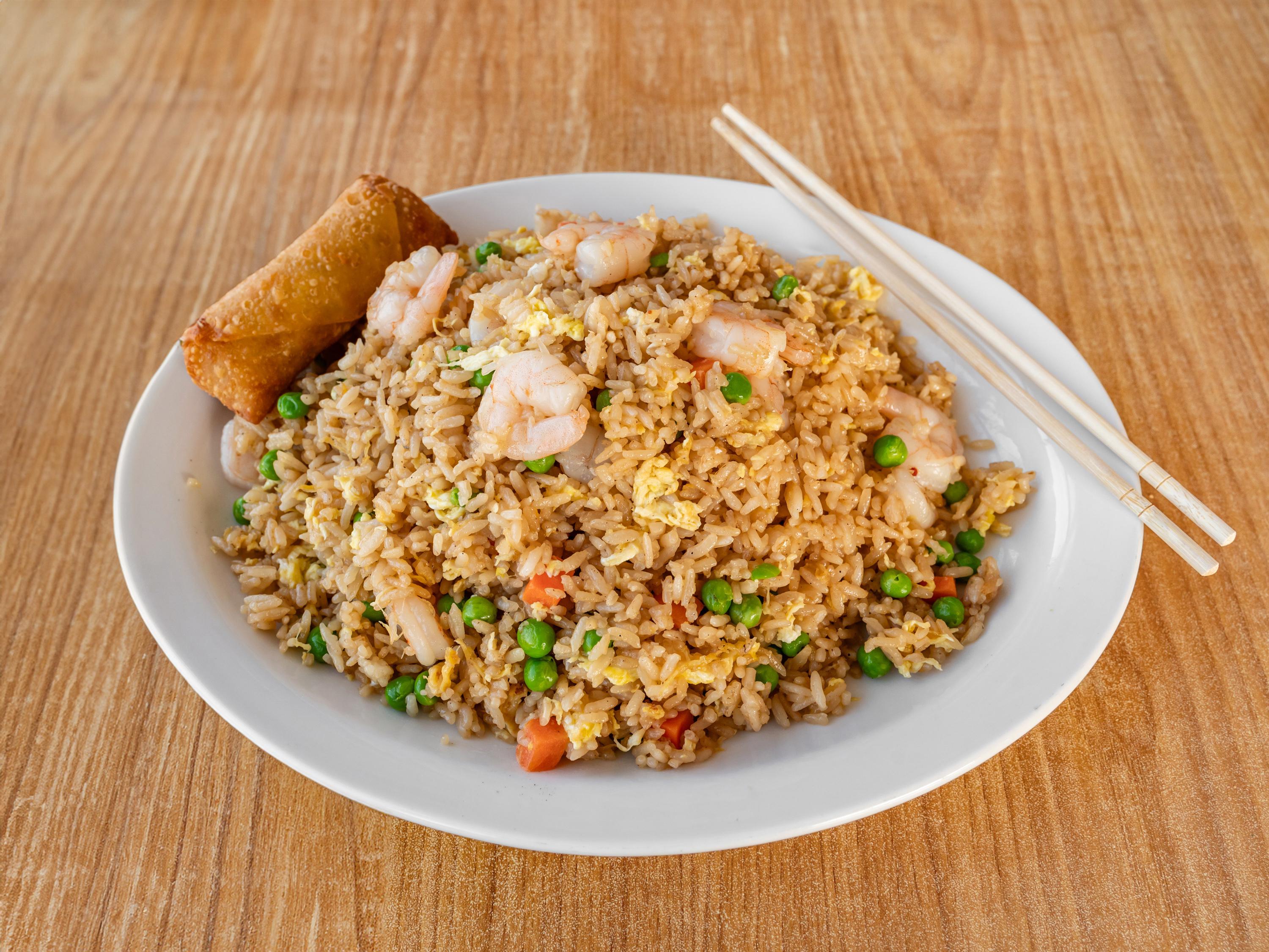 SHRIMP FRIED RICE.