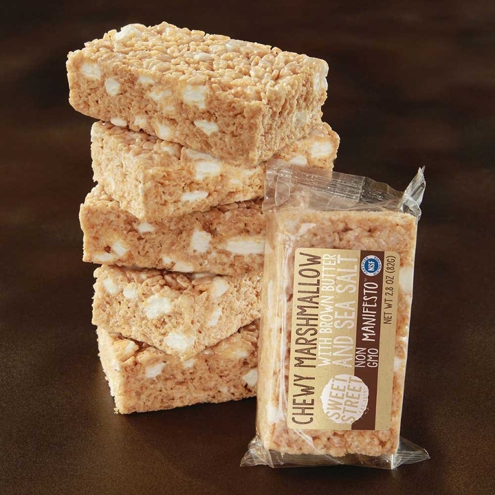 Chewy Marshmallow with Brown Butter Bar.